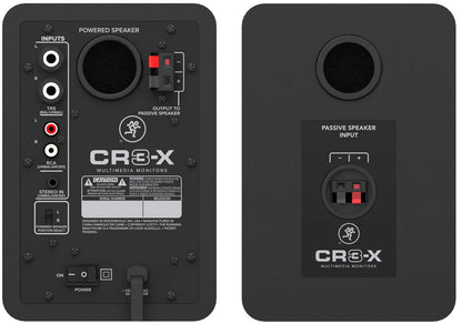 Focusrite Scarlett 4i4 USB-C studio bundle, CR3-X monitors, mic, headphones, boom stand, pop filter, cables, software.